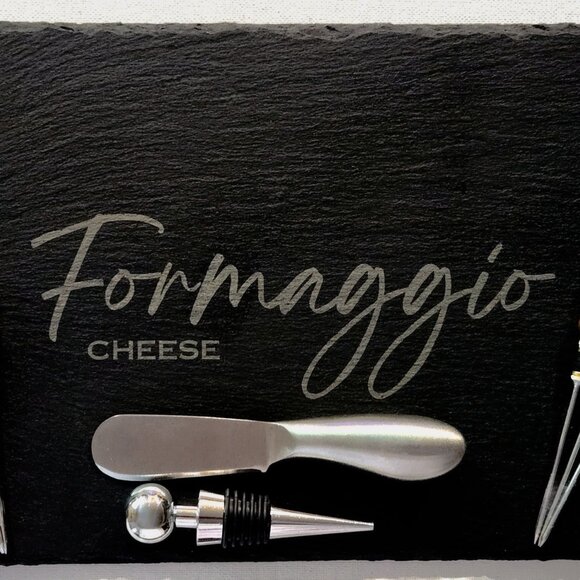 SLATE APPETIZER SET - 12 IN X 8 IN - Picture 2 of 2